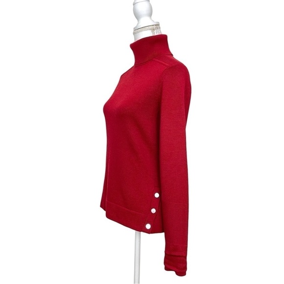 Athleta Merino Wool Turtleneck in Scorched Chili Red SIZE XS - Picture 6 of 11